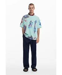 Desigual Men's Tribal print T-shirt