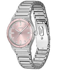 Hugo Boss Women's Candor Sport Quartz Stainless-Steel Watch, 32mm