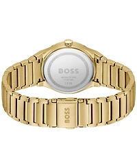 Hugo Boss Women's Candor Sport Quartz Ionic Plated Thin Gold-Tone Stainless-Steel Watch, 32mm