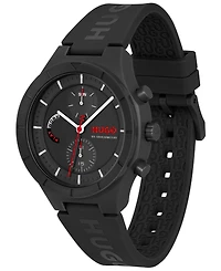Hugo Boss Men's Lit Multi Quartz Multifunction Silicone Watch