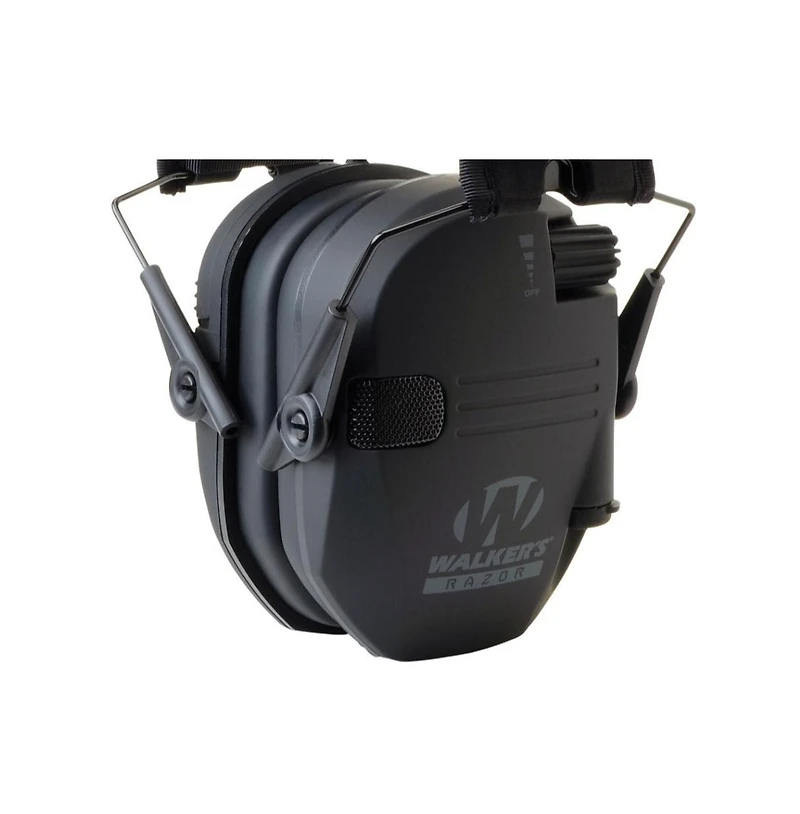 Walker's Razor Slim Ultra Low Profile Compact Design Earmuffs (Black) 8-Pack