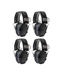 Walker's Razor Slim Electronic Shooting Muffs 4-Pack, Black America Patch