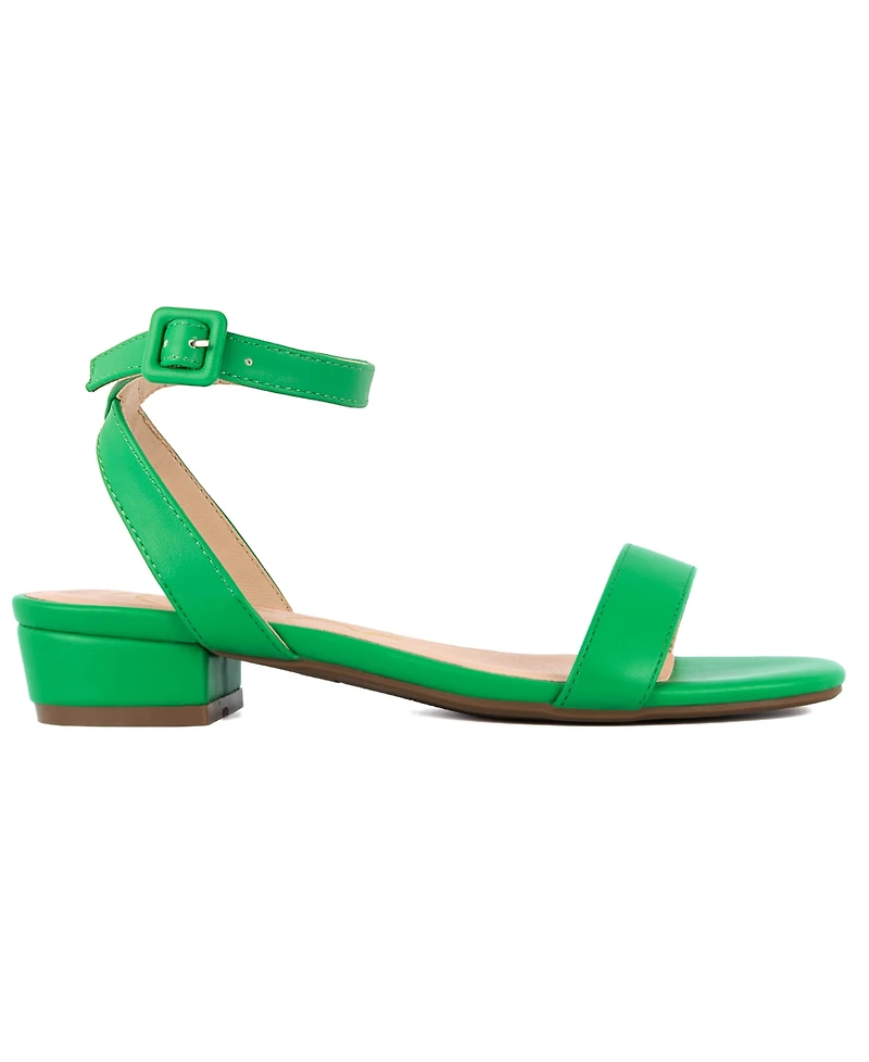 Sugar Women's Umpire Ankle Strap Block Heel Sandals