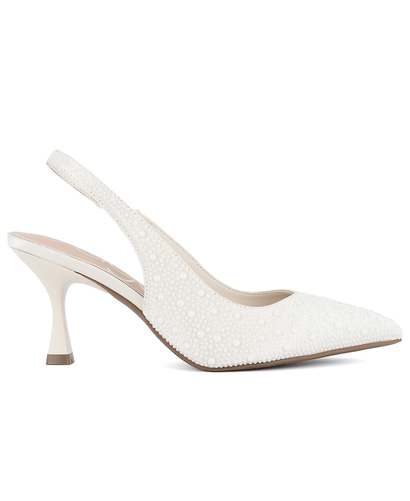 Sugar Women's Dazzy Slingback Rhinestone Dress Pumps