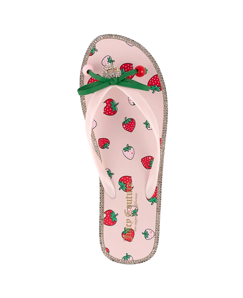 Juicy Couture Women's Slurpy Fruity Flip Flops