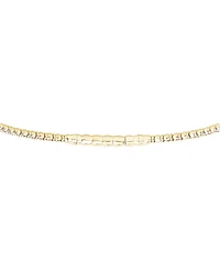 Diamond Double Row Pave Flexible Bangle Bracelet (1/2 ct. t.w.) in 10k Gold