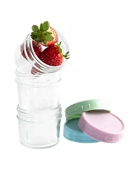 Sperric 12 Pack Glass Baby Food Storage Jars with Lids