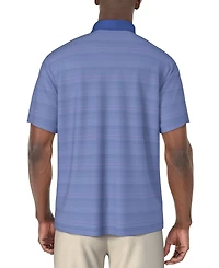 Pga Tour Men's Short Sleeve Birdseye Jacquard Polo Shirt