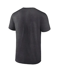 Fanatics Men's Heather Charcoal Philadelphia Eagles Super Bowl Lix Champions Under the Lights T-Shirt