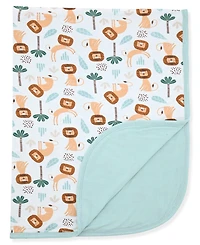 Max & Olivia Newborn Reversible Swaddle Blanket