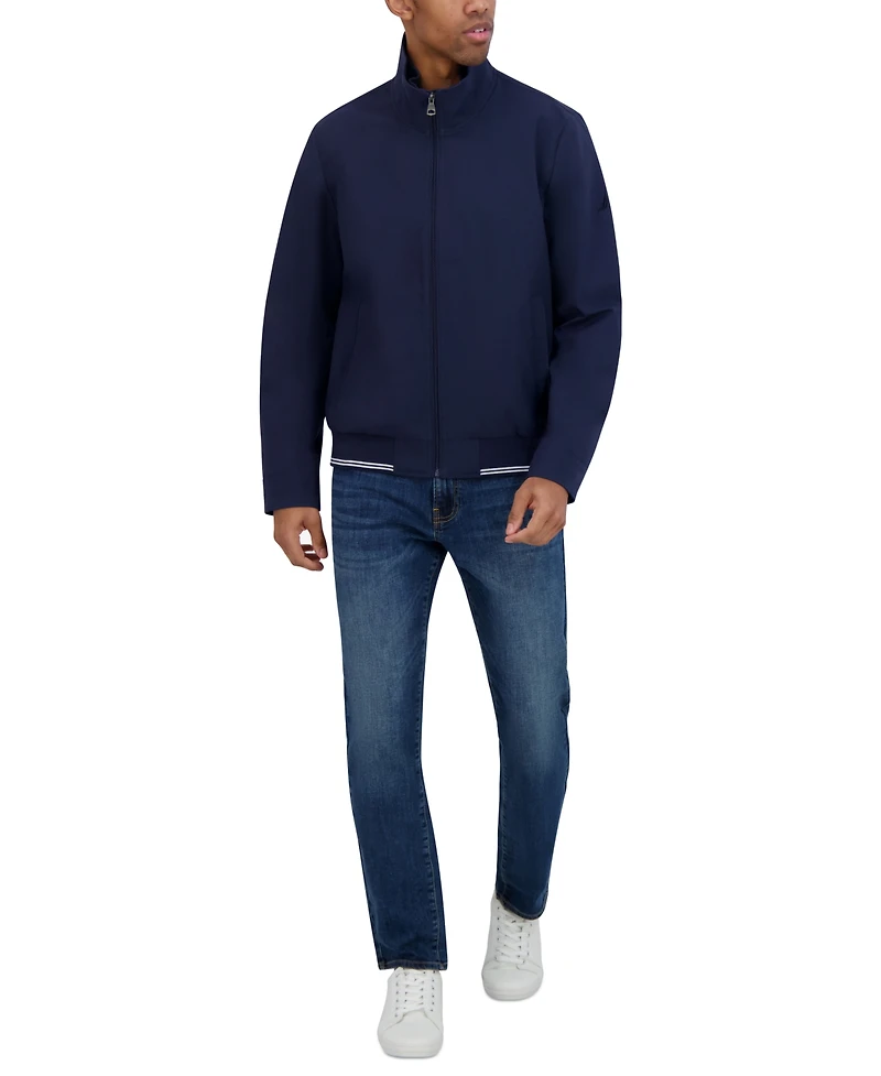 Nautica Men's Zip-Front Bomber Jacket
