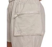Starter Women's Nylon Zip-Pocket Pull-On Cargo Shorts