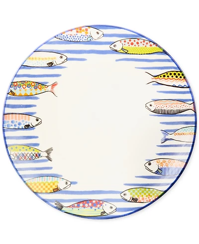 MacKenzie-Childs Go Fish Dinner Plate