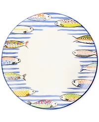 MacKenzie-Childs Go Fish Dinner Plate