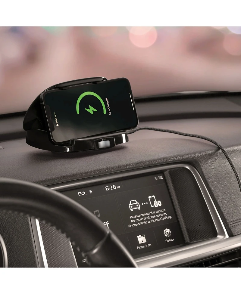 DashMate Automatic Fast Wireless Charging Mount