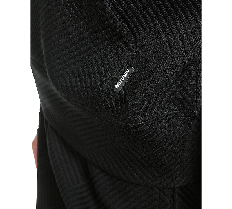 Starter Women's Geo Jacquard Cropped Full-Zip Hoodie