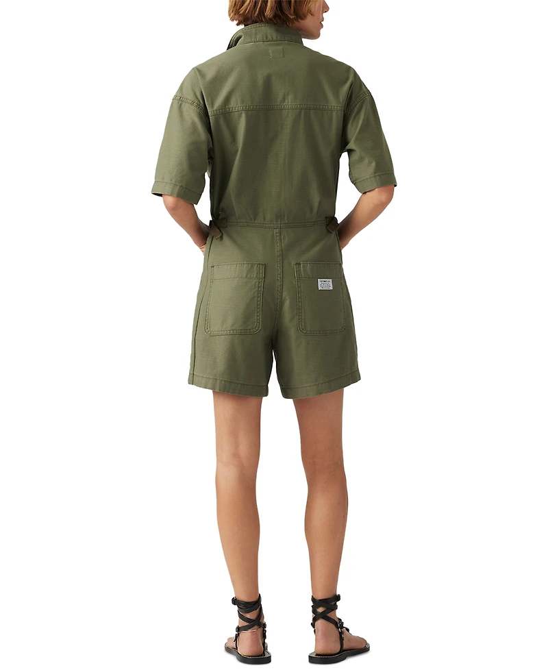 Levi's Premium Women's Short-Sleeve Surplus Romper