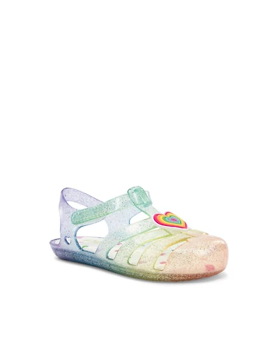 Western Chief Girls Wonder Everglitter Heart Lighted Sandal