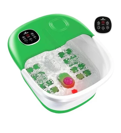 Foot Spa with Heat and Massage and Jets Includes A Remote Control Massage Pumice Stone Collapsible Foot Spa Massager with Heat and Massage Bubbles and