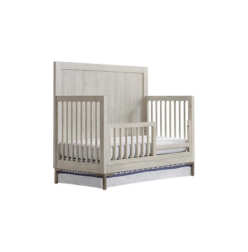 Westwood Design Beck Modern Wood Toddler Guard Rail in Willow Gray Finish