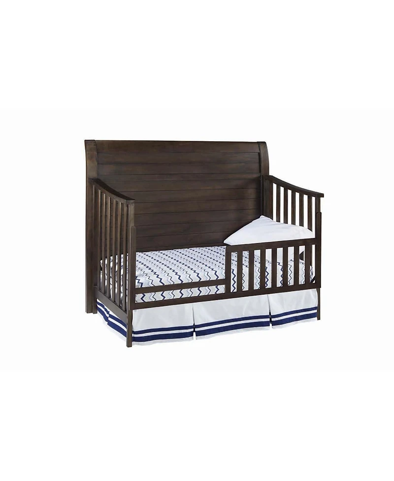 Westwood Design Taylor Farmhouse Wood Toddler Guard Rail in River Rock Brown