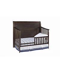 Westwood Design Taylor Farmhouse Wood Toddler Guard Rail in River Rock Brown