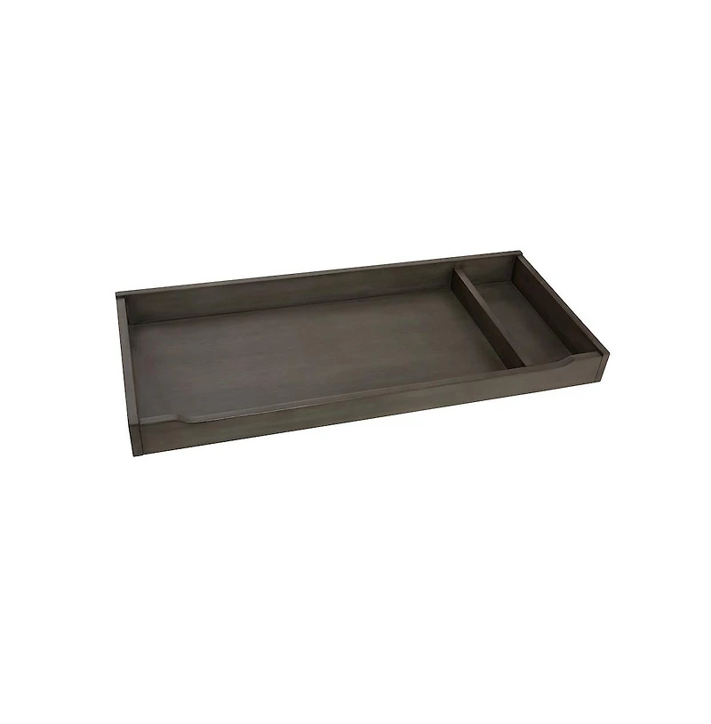Westwood Design Taylor Farmhouse Wood Changer Topper in Dusk Gray
