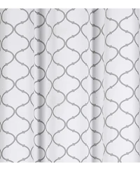 Kate Aurora Shabby Chic Designed 2 Pack Premium Trellis Grommet Top Curtain Panels - 38 in. W x 84 in. L, Gray