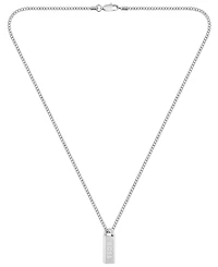 Hugo Boss Men's Kassy Emblem Stainless Steel Pendant Necklace