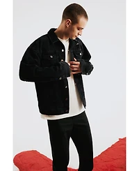 Pcfg Men's Distressed Denim Jacket