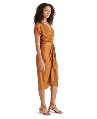 Steve Madden Women's Bruno Tie-Waist Button-Front Dress