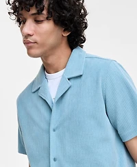 Guess Men's Baron Textured Knit Shirt