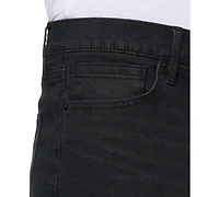 Lazer Men's Zack Slim-Fit Stretch Rip & Repair 9-1/2" Denim Shorts