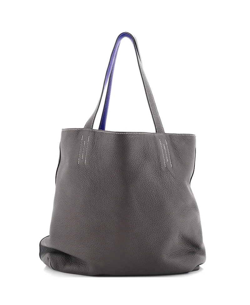 Pre-Owned Hermes 36 Double Sens Tote Clemence