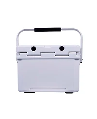 Camp-zero 20 | 21 Qt. Premium Cooler with 4 Molded-In Cup Holders and Folding Aluminum Comfort Grip Handle