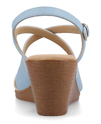 Journee Collection Women's Kedzie2 Strappy Wedge Sandals