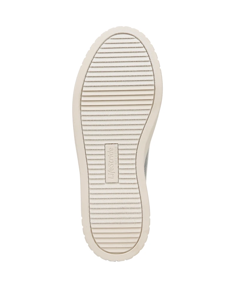 LifeStride Women's Geneva Closed Round Toe Platform Penny Loafers