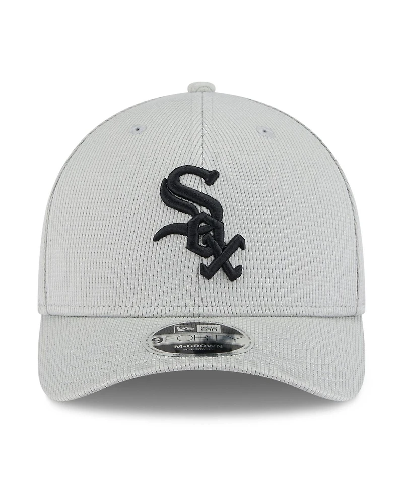 New Era Men's Gray Chicago White Sox 2025 Spring Training 9FORTY Adjustable Hat
