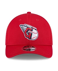 New Era Men's Red Cleveland Guardians 2025 Spring Training 9FORTY Adjustable Hat