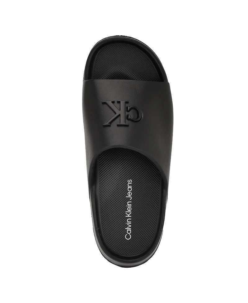 Calvin Klein Women's Nanzey Logo Pool Slide Sandals