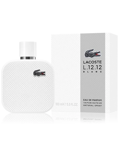 Lacoste Men's L.12.12 Blanc Eau de Parfum Spray, 3.3 oz.