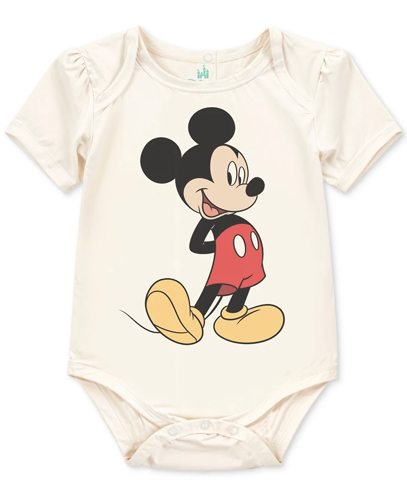 Disney Baby Boys Mickey Mouse Hoodie, Bodysuit & Shorts, 3 Piece Set