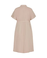 City Chic Women's Elly Shirt Dress