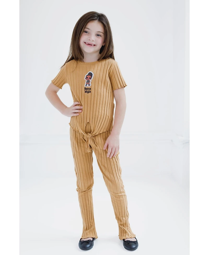 L.o.l. Surprise! Little Girls Fierce T-Shirt and Flare Pants Outfit Set