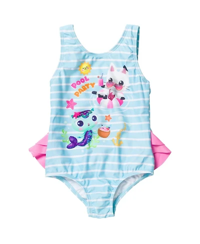 Gabby's Dollhouse Little Girls Dreamworks One Piece Bathing Suit