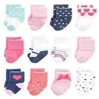 Little Treasure Baby Boys 24 Pairs of Comfort Knit Terry Socks
