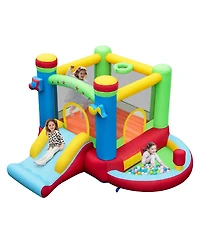 Inflatable Kids Bounce House Music-Themed Castle with Sound Interaction