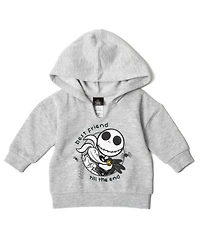 Nightmare Before Christmas Baby Boys Disney Fleece Pullover Hoodie Bodysuit and Pants 3 Piece Outfit Set