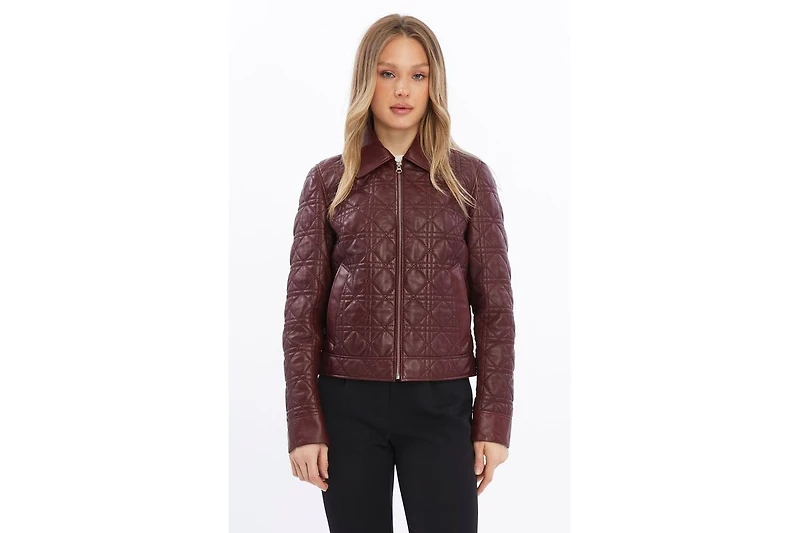 Furniq Uk Women's Leather Jacket