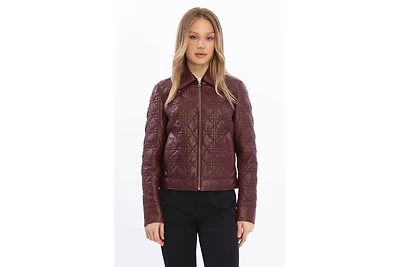 Furniq Uk Women's Leather Jacket